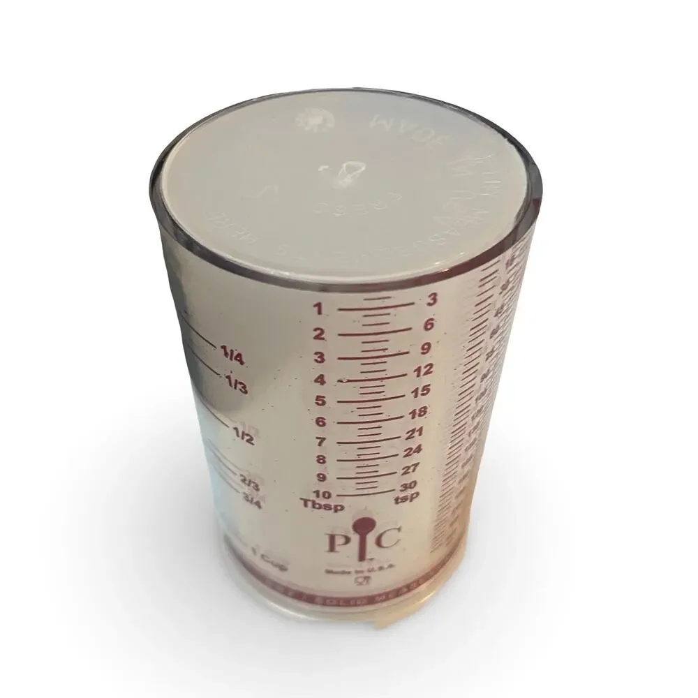 Pampered Chef Measure-All Cup Set of 2 Classic 2 C Mini 1 C Teal Blue 2236 2225